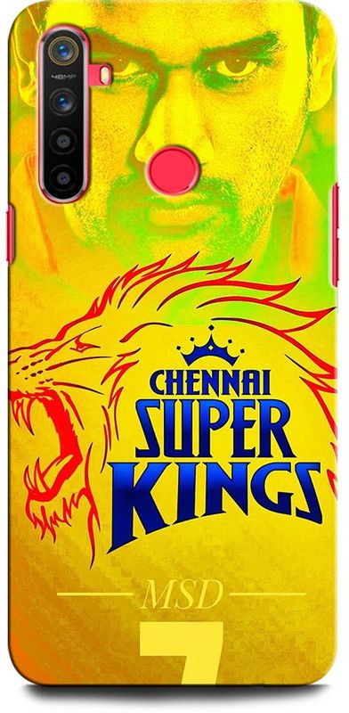 INTELLIZE Back Cover for Realme 5i MS DHONI 7, MAHENDRA SINGH DHONI, DHONI, CRICKET, JERSEY  (Multicolor, Hard Case, Pack of: 1)