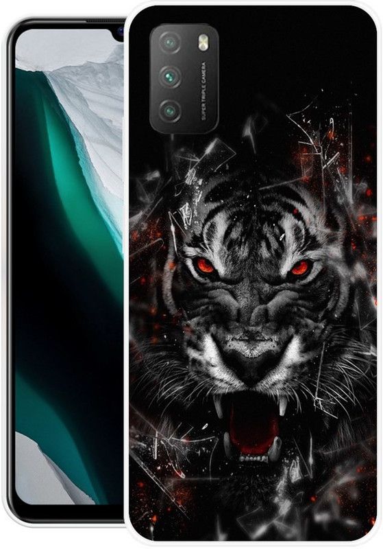 JATLAND Back Cover for Poco M3  (Multicolor, Grip Case, Silicon)