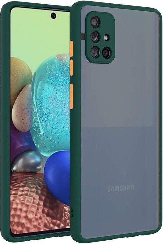 Mobyro Back Cover for Oppo A11k Transparent Hybrid Smoke Case Cover  (Green, Pack of: 1)