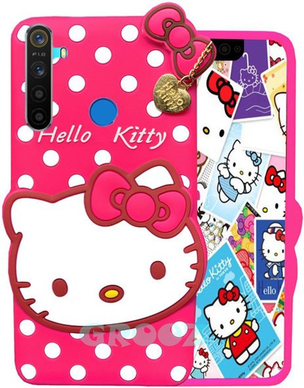 GROOZ Back Cover for Realme 5 Pro  (Pink, Grip Case, Pack of: 1)