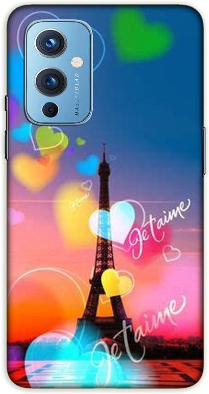 iprinto Back Cover for OnePlus 9 eiffel tower Back Cover  (Multicolor, Hard Case, Pack of: 1)