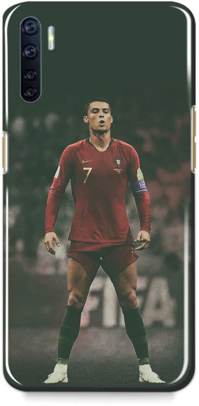 exclusive Back Cover for Oppo F15  (Grey, Red, Grip Case)
