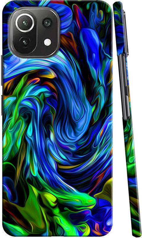 Adi Creations Back Cover for Mi 11 Lite 5G, Xiaomi 11 Lite NE 5G  (Multicolor, Dual Protection, Pack of: 1)