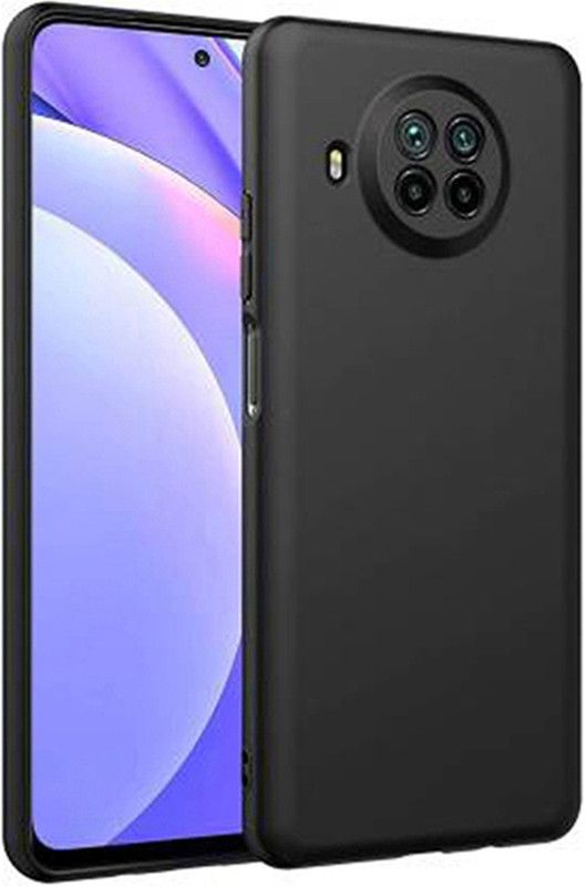 Stunny Back Cover for MI 10t lite  (Black, Grip Case, Pack of: 1)