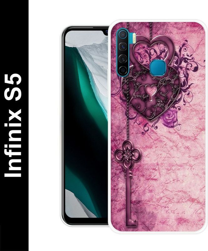 Artage Back Cover for Infinix S5  (Pink, Silicon, Pack of: 1)
