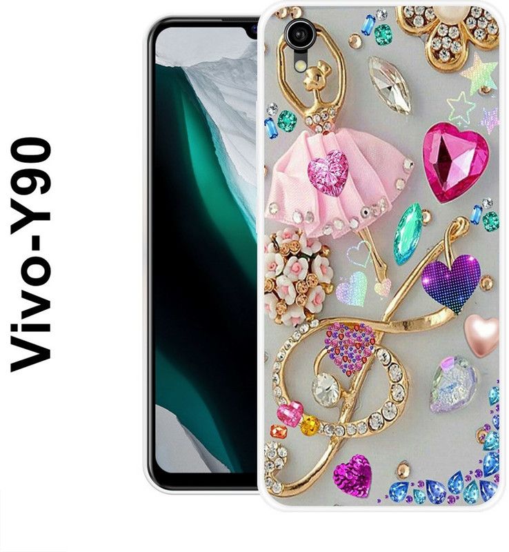 Sswastik Back Cover for Vivo Y90, Vivo Y90i, Vivo Y1s  (Multicolor, Grip Case, Silicon)