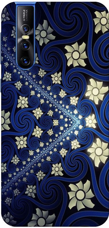 VITARO Back Cover for Vivo V15 Pro  (Blue, Grip Case, Silicon, Pack of: 1)