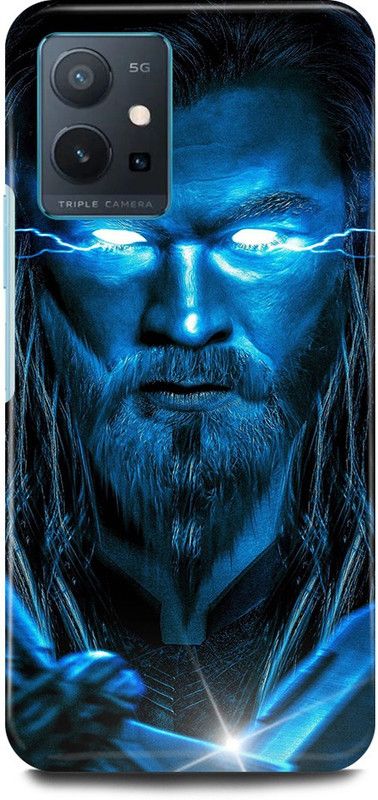play fast Back Cover for Vivo T1 5G, V2141 THOR, AVENGER, AVENGERS  (Blue, Hard Case)