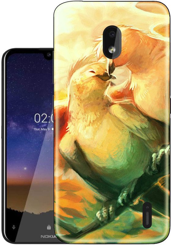 Snazzy Back Cover for Nokia 2.2  (Gold, Grip Case, Silicon, Pack of: 1)