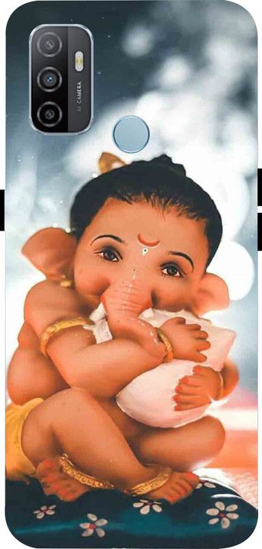 LIKELOOK Back Cover for Oppo A53 2020, Oppo A33 2020, ( Ganeshji, Vinayak, Ganpati )  (Multicolor, Shock Proof)