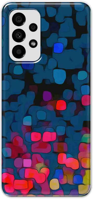 NDCOM Back Cover for Samsung Galaxy A73 5G Color Art Pattern Printed  (Multicolor, Hard Case)