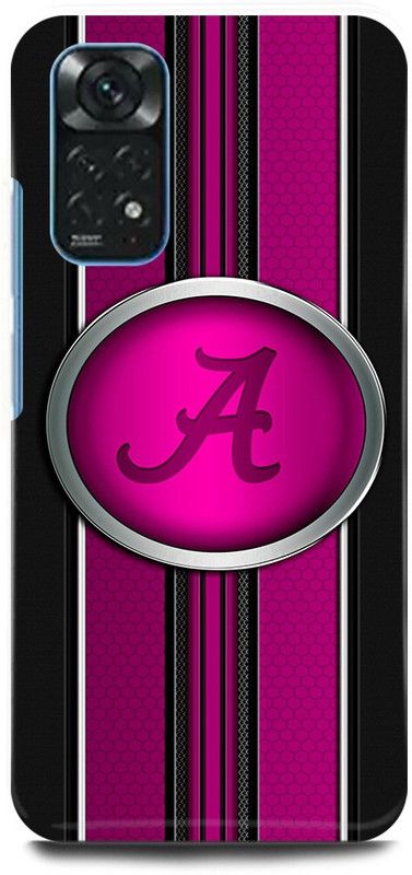 play fast Back Cover for Redmi Note 11 A, LETTER, ALPHABET, COLORFUL, ART  (Multicolor, Hard Case, Pack of: 1)