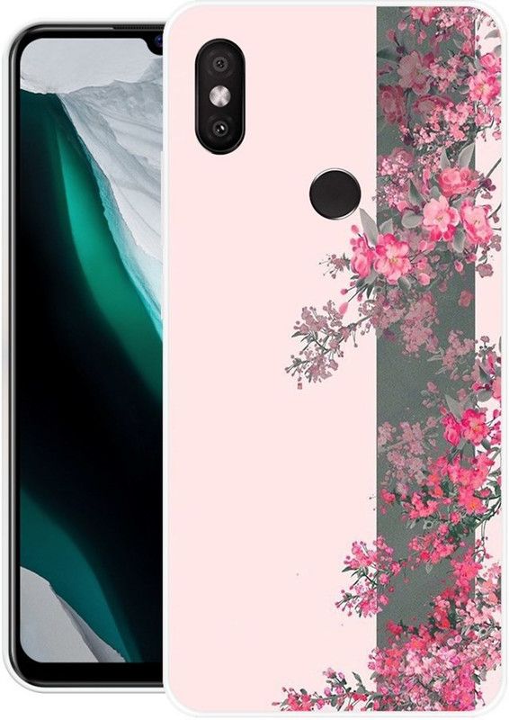 Krtagy Back Cover for Mi Redmi Y2  (Pink, Dual Protection, Silicon, Pack of: 1)