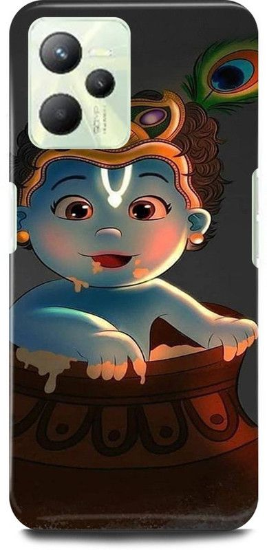 play fast Back Cover for Realme C35, RMX3511 KRISHAN, KRISHNA, ART, BABY, KANHAIYA  (Blue, Hard Case, Pack of: 1)