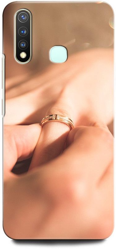 ORBIQE Back Cover for Vivo U20 LOVE, FINGER, COUPLE ANNIVERSARY, LIFELINE COUPLE  (Multicolor, Hard Case, Pack of: 1)