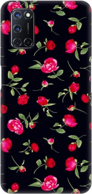 COBIERTAS Back Cover for Oppo A52  (Black, Pink, Hard Case)