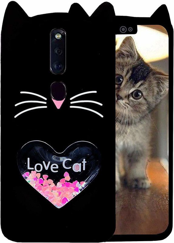 KARENCY Back Cover for Oppo A9  (Black, 3D Case, Pack of: 1)