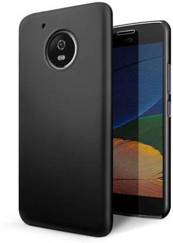 Mozo Back Cover for Motorola Moto G5  (Black, Flexible, Pack of: 1)