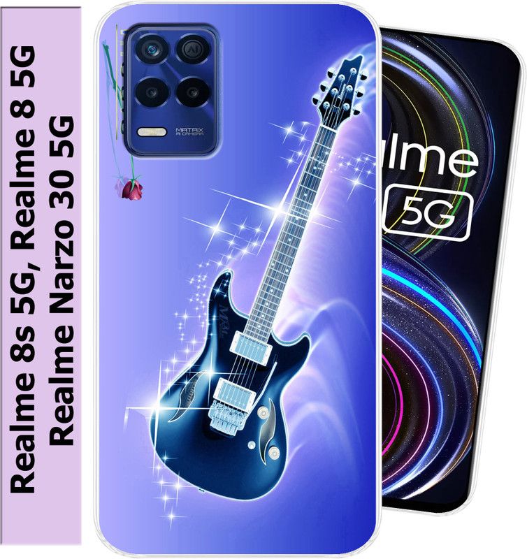 Unitrend Back Cover for Realme 8 5G, Realme 8s 5G, Realme Narzo 30 5G  (Multicolor, Flexible, Silicon, Pack of: 1)