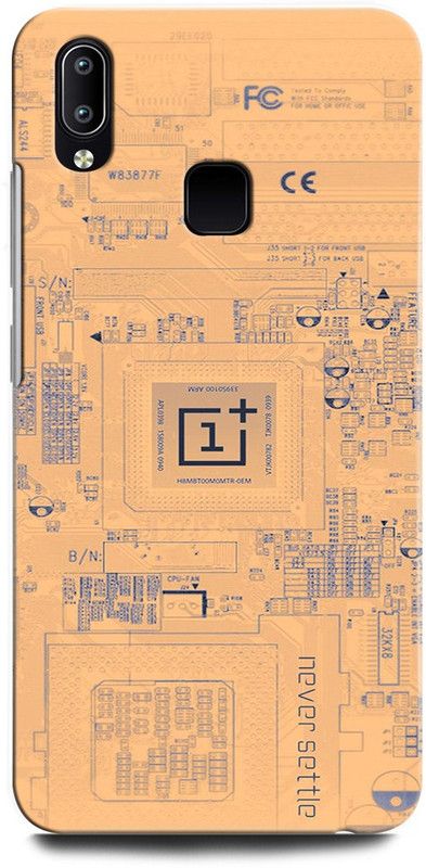 ORBIQE Back Cover for ViVO V9 Pro 1851 ONE PLUS, ONEPLUS, LOGO, ONEPLUS SIGN, ONEPLUS EMBLEM  (Multicolor, Hard Case, Pack of: 1)