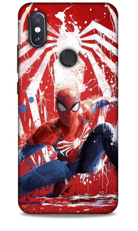 MAPPLE Back Cover for Redmi Mi A2 (Spiderman / Marvel / Superhero / Avengers / Spider Man )  (Multicolor, Hard Case, Pack of: 1)