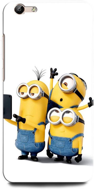 ORBIQE Back Cover for Vivo Y66 1609 MINIONS, FUNNYMINIONS, COMIC, MOVIE, CARTOON  (Multicolor, Hard Case, Pack of: 1)