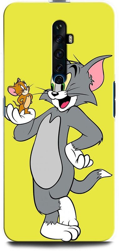 ORBIQE Back Cover for OPPO Reno2 Z 1945 TOM AND JERRY, CARTOON NETWORK, CARTOON, JERRY, CUTE  (Multicolor, Hard Case, Pack of: 1)