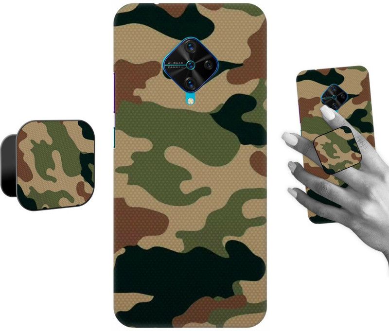 COBIERTAS Back Cover for Vivo S1 Pro  (Multicolor, Cases with Holder)