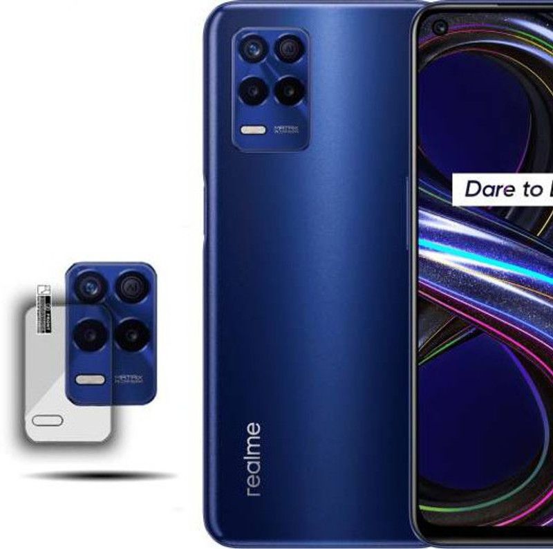 XAZE Back Camera Lens Glass Protector for REALME 8S  (Pack of: 1)