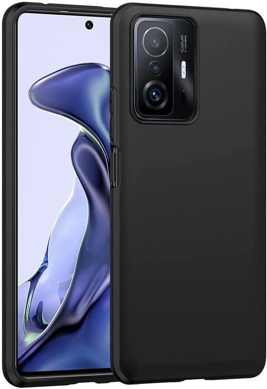 SNMART Back Cover for MI 11T  (Black, Shock Proof, Pack of: 1)