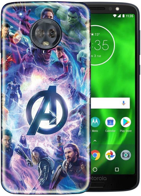 Case Club Back Cover for Motorola Moto G6  (Multicolor, Shock Proof, Pack of: 1)