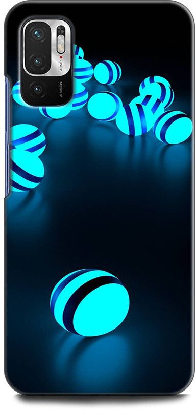 Afterglow Back Cover for Redmi Note 10T 5G LUMINESCENT, LIGHT, LUMINESCENT, SPHERES, TURQUOISE  (Multicolor, Shock Proof, Pack of: 1)
