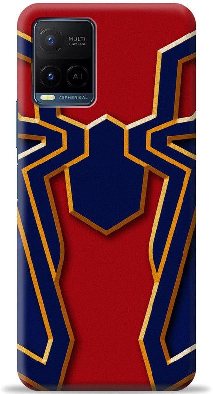 Crafter Back Cover for Vivo Y21A  (Red, Shock Proof, Pack of: 1)