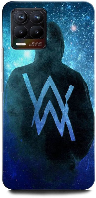 ORBIQE Back Cover for Realme 8 RMX3085 ALANWALKER, FADED, MUSIC, GALAXY, EDM, SINGER, ON MY WAY  (Multicolor, Hard Case, Pack of: 1)