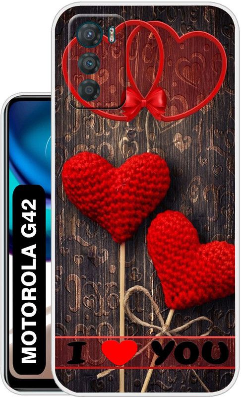 Case Club Back Cover for MOTOROLA g42  (Red, Brown, Grip Case, Silicon, Pack of: 1)