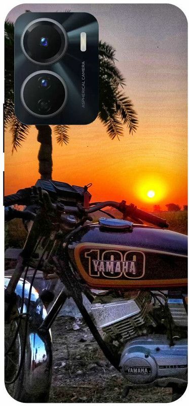 PICHKU Back Cover for VIVO Y16- V2204- V2214-ROYAL,ENFIELD,BULLET,KTM,BIKE,LOVER,RACER,RIDER,BOYS,ATTITUDE,RACE  (Brown, Hard Case, Pack of: 1)