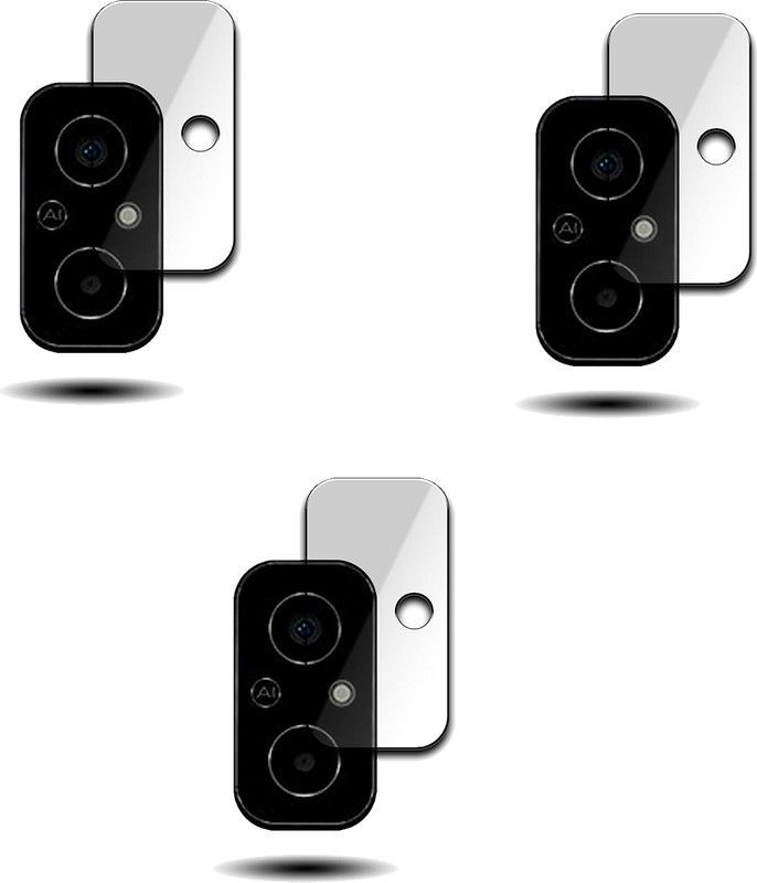 EJZATI Back Camera Lens Glass Protector for POCO C55, CAMERA LENS  (Pack of: 3)