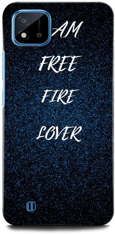 ORBIQE Back Cover for Realme C11 2021 RMX3231 FREEFIRE, JUEGO, GUN, METAL, FIRE, BACKGROUND, FREEFIRE LOVER  (Multicolor, Hard Case, Pack of: 1)