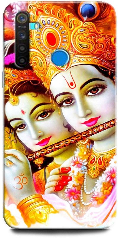 GRAFIQE Back Cover for Realme 5i/ Krishna, Lord Krishna, Kanhiya, God, Krishn Kanhiya  (Multicolor, Shock Proof, Pack of: 1)