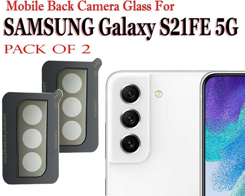 hirdesh Back Camera Lens Glass Protector for SAMSUNG Galaxy S21 FE 5G  (Pack of: 2)