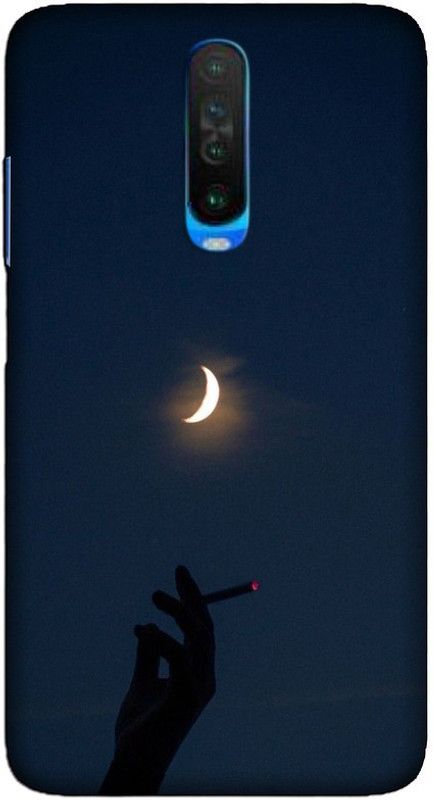 CROKIAN Back Cover for POCO X2 Moon Back Cover  (Multicolor, Hard Case, Pack of: 1)