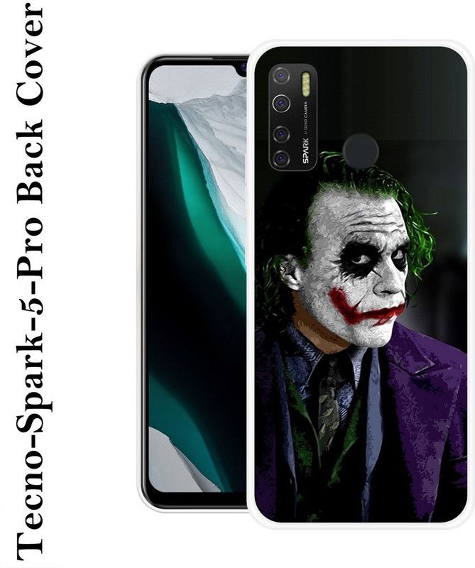 SIMAWAT Back Cover for Tecno Spark 5 Pro  (Multicolor, Grip Case, Silicon, Pack of: 1)