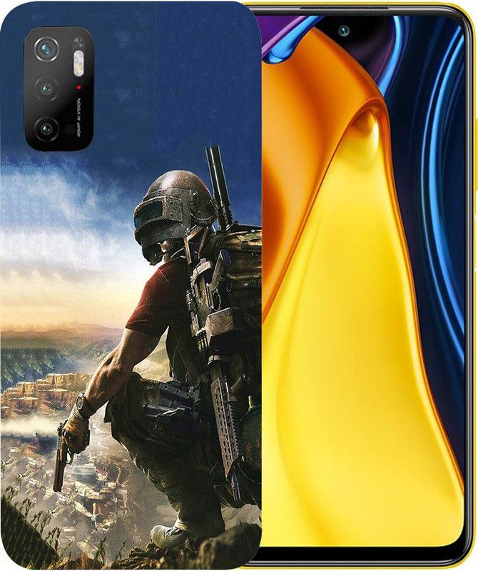METOO Back Cover for POCO M3 Pro, PubgDesign back cover Print :: 627, POCO M3 Pro back cover for boys, girls, Friends  (Multicolor, Dual Protection, Silicon, Pack of: 1)