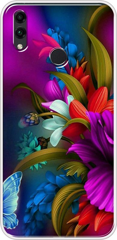Cooldone Back Cover for Honor 8C Back Case  (Multicolor, Silicon, Pack of: 1)