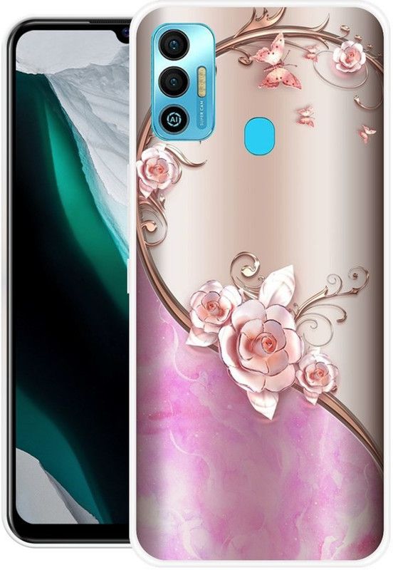Chahar Back Cover for Tecno Spark 7t  (Multicolor, Grip Case, Silicon, Pack of: 1)