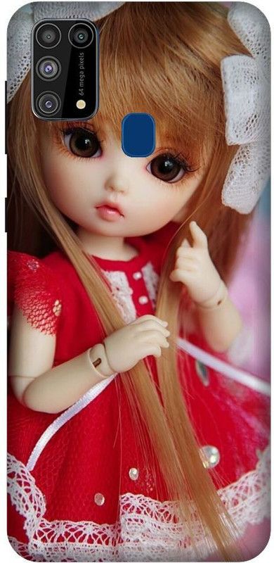 Vinsmoke Back Cover for Samsung M21 Doll, Cute Doll, Barbie Doll, Love  (Multicolor, Shock Proof, Pack of: 1)