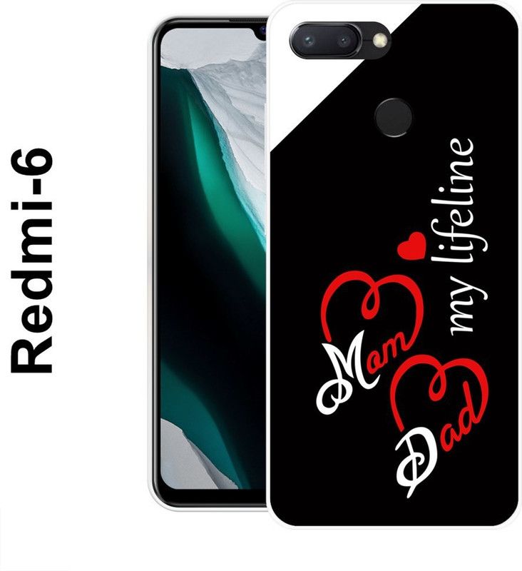INDIALAND Back Cover for Redmi 6  (Multicolor, Silicon)