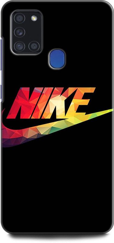 Afterglow Back Cover for SAMSUNG Galaxy A21s NIKE ABSTRACT, BRANDS, LOGOS, MINIMAL, NIKE, POWDER, SHAPES  (Multicolor, Shock Proof, Pack of: 1)