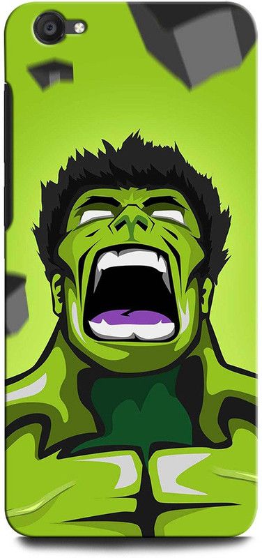 GRAFIQE Back Cover for Vivo Y55/ Vivo Y55S/ Vivo Y55L HULK, ANGRY HULK, HULK FACE, AVENGER, MARVEL, SUPERHERO  (Multicolor, Shock Proof, Pack of: 1)