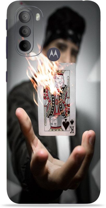 OggyBaba Motorola Moto G31, Burning king Mobile Skin  (Multicolor)